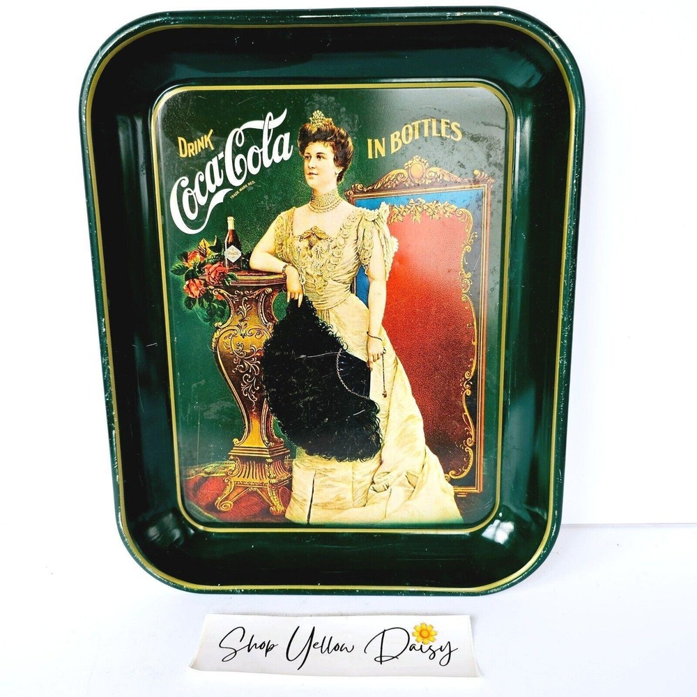 Vintage 75th‎ Anniversary Coca Cola Commemorative Serving Tray 1975 - M484.1